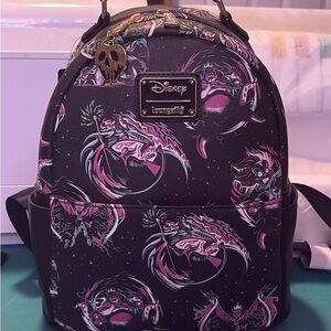 Loungefly Disney Villains Mini Backpack - Black & Pink